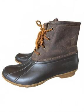 Sperry Saltwater Duck Boots Women’s Size 8 – Waterproof Rain Boots